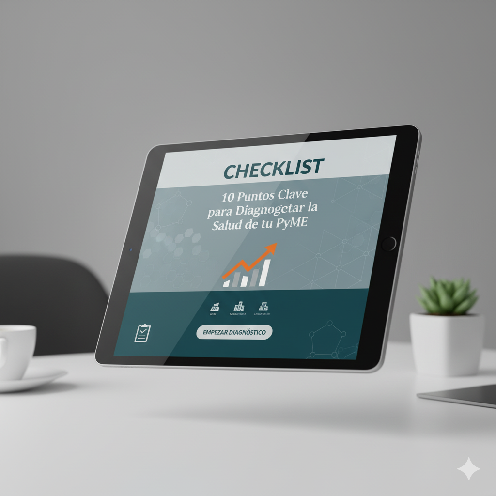 Portada del Checklist gratuito para diagnosticar la salud de una PyME