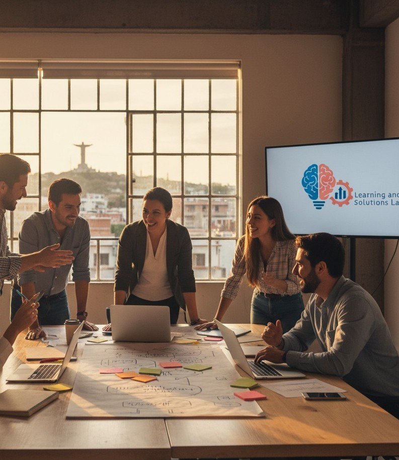 Un mentor de LSL guiando a un equipo de trabajo en la implementación de un nuevo proceso